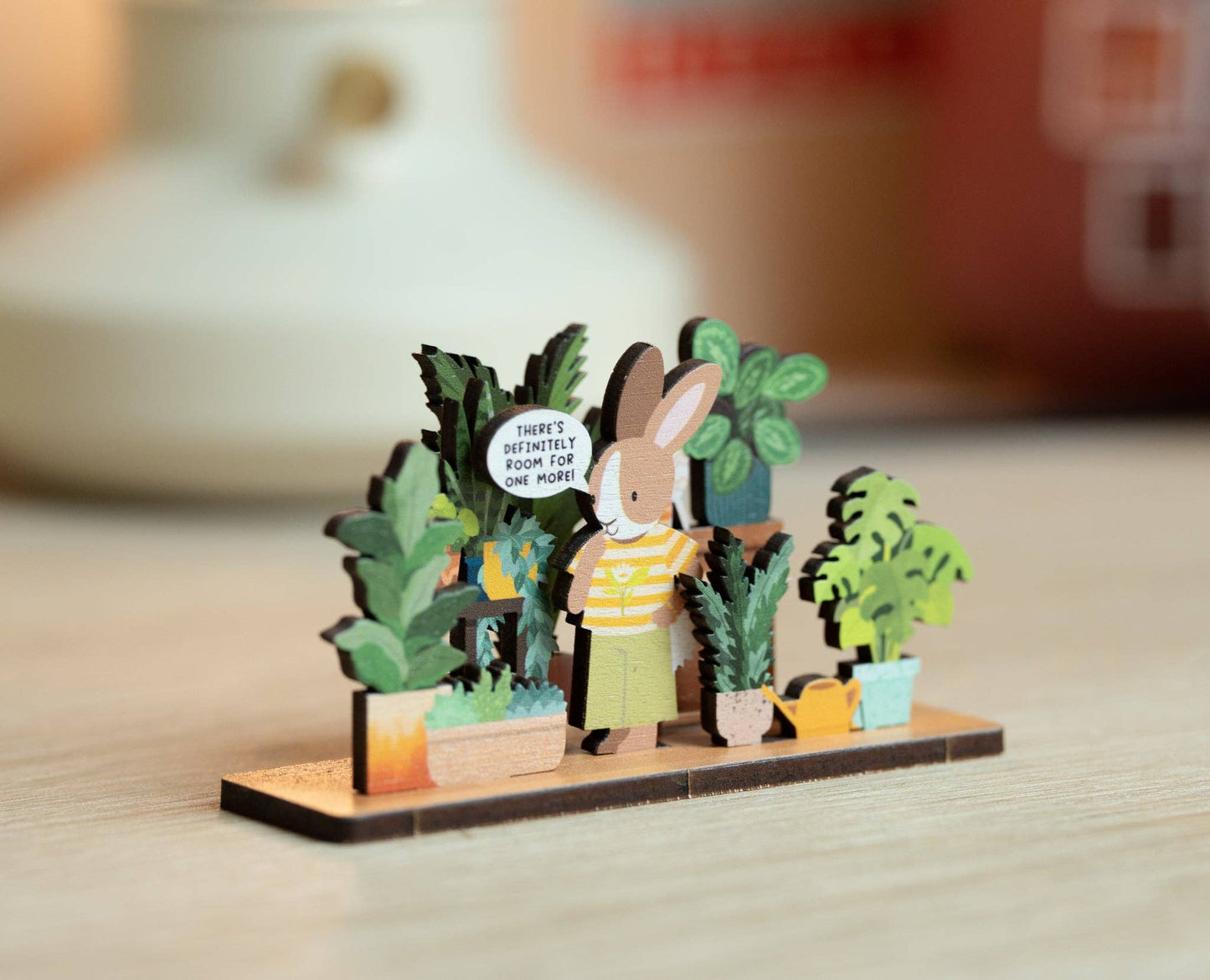 Houseplant Addict - Rabbit - Pop Out Card