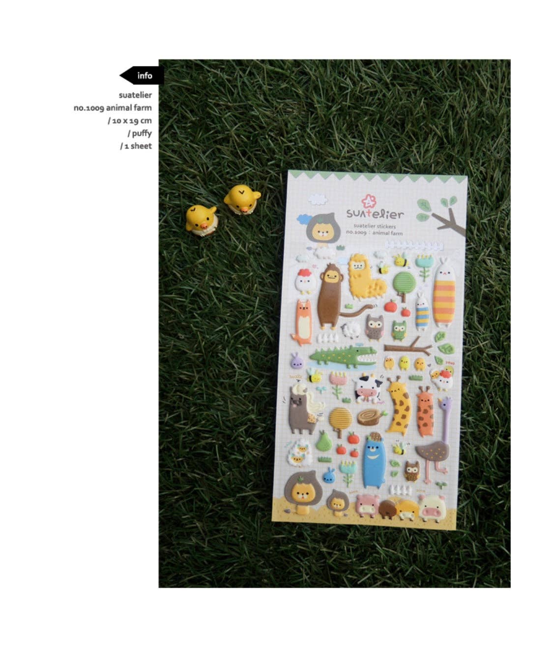 Suatelier - Animal Farm - Sticker Sheet