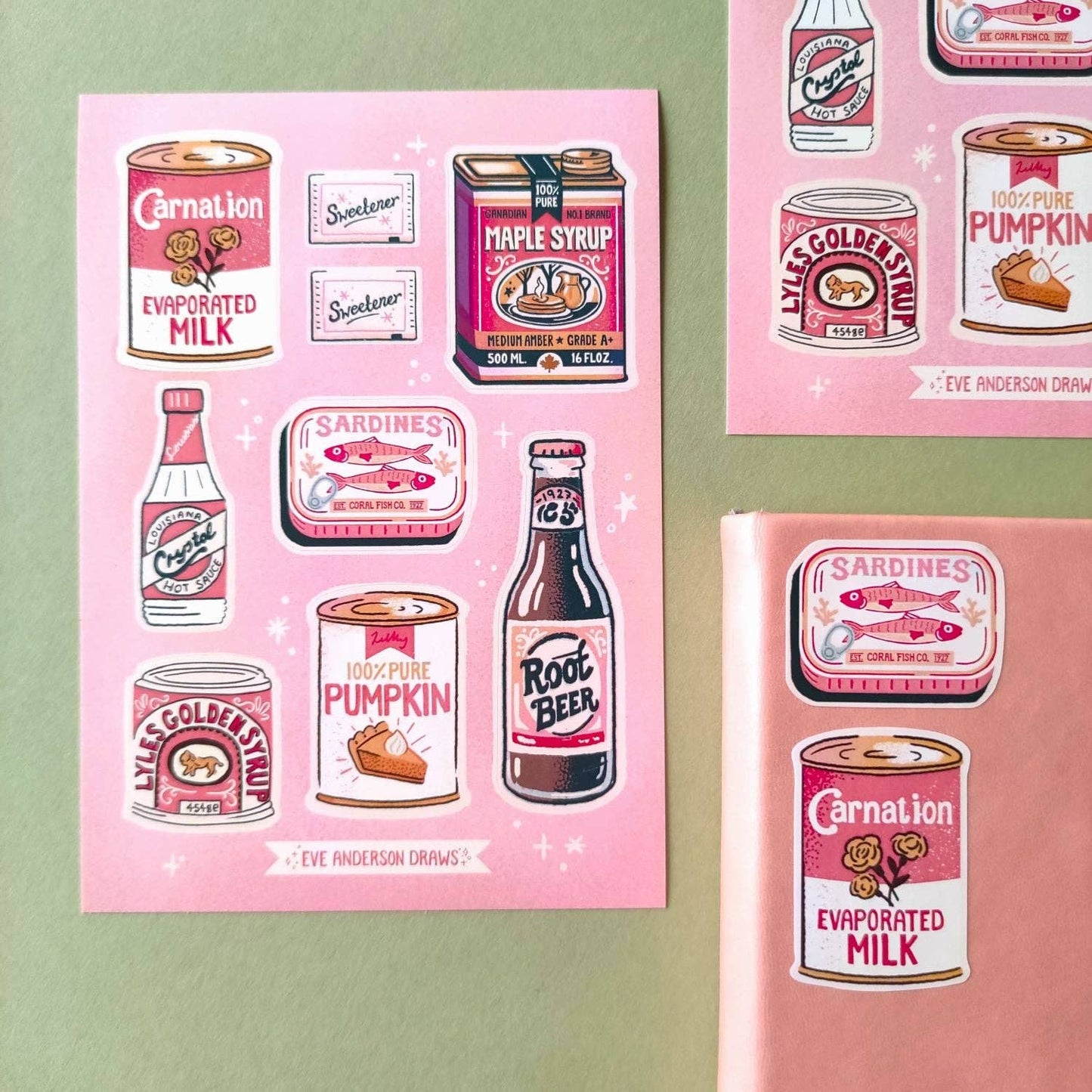 Cans & Packaging - A6 Sticker Sheet
