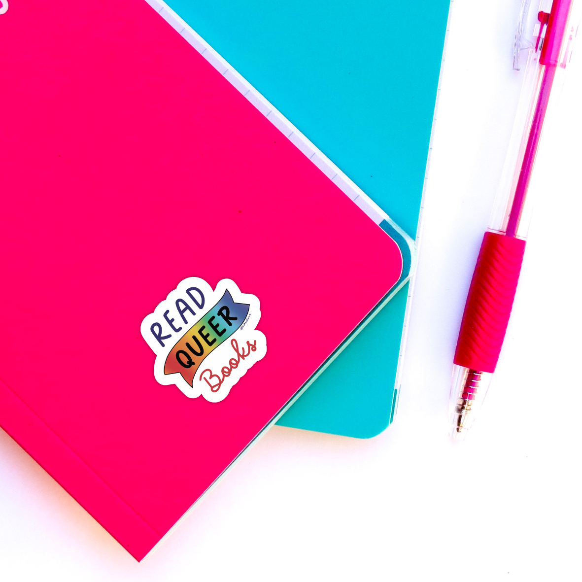 Read Queer Books - Vinyl Sticker