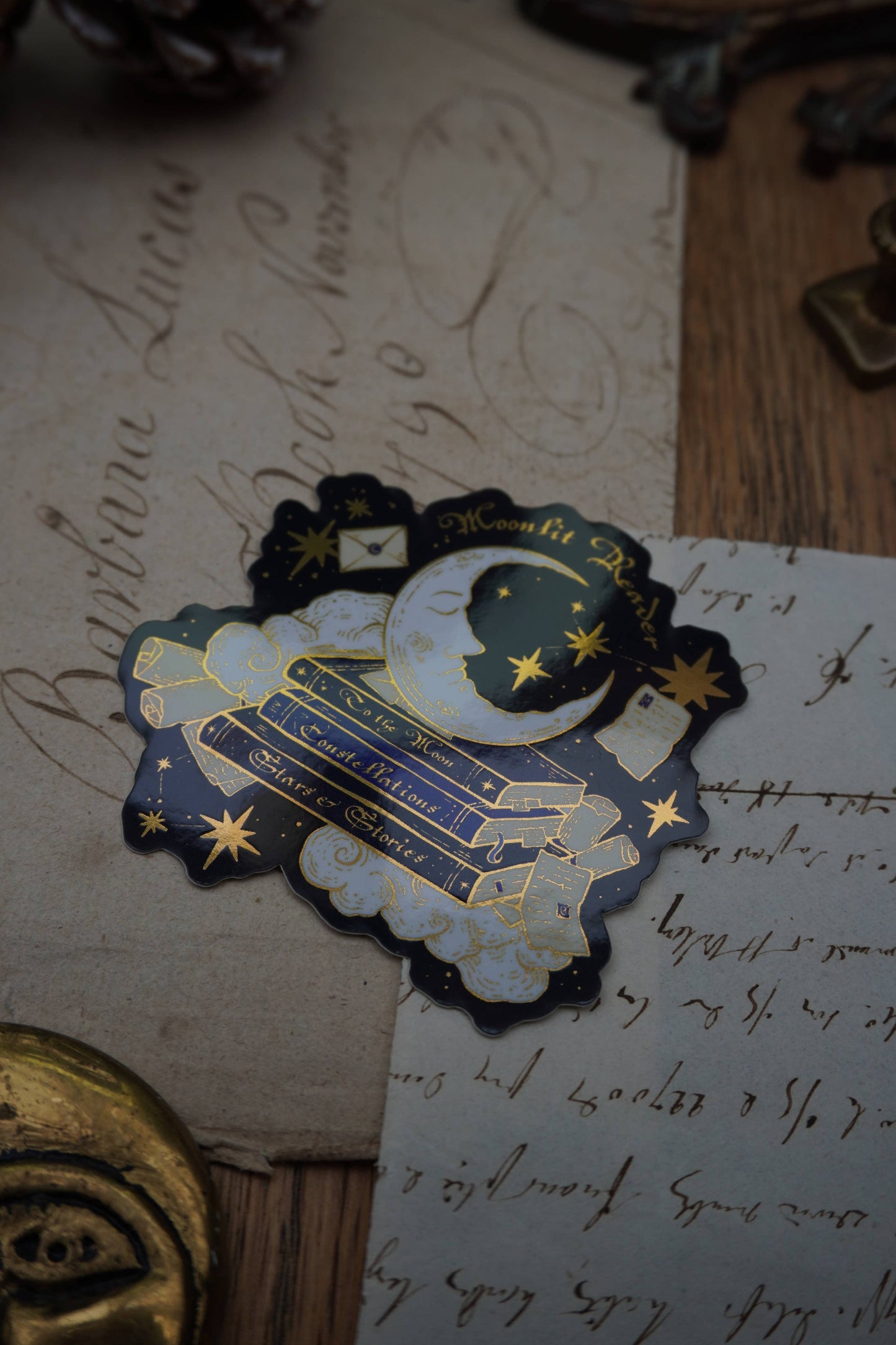 Moonlit Reader - Sticker