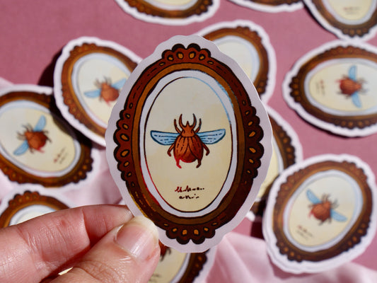Beetle Frame - Sticker