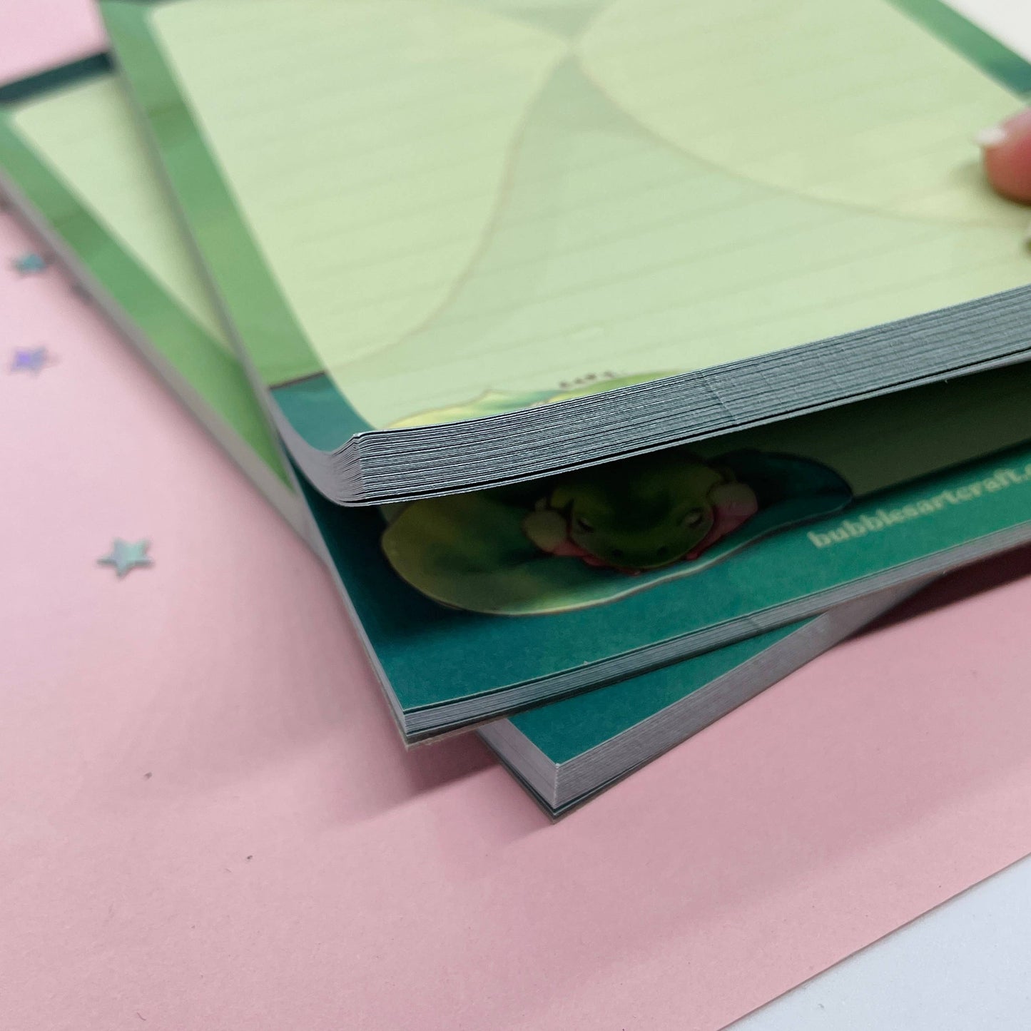 Sleepy Frog A6 Notepad - 50 Tear-Off Lined Sheets