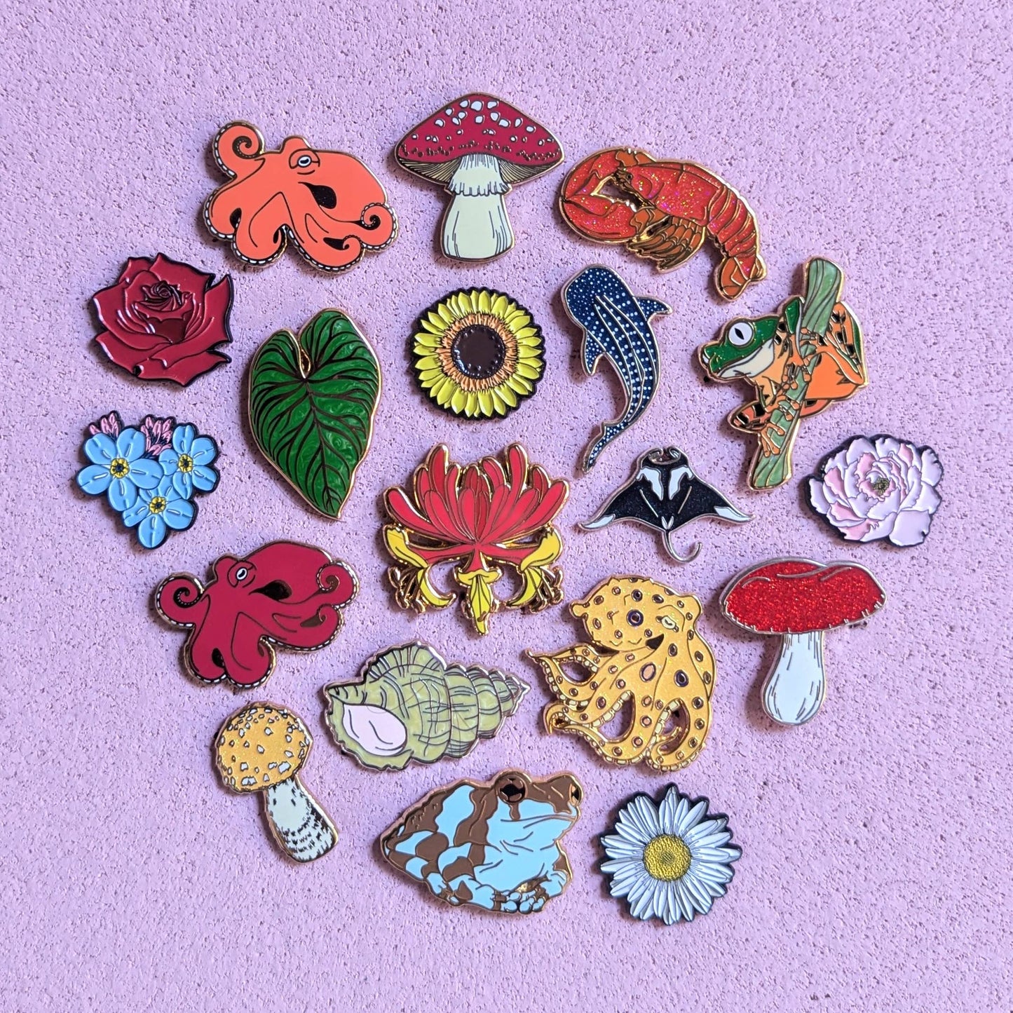 Fly Agaric Pin - Mushroom Lapel Pin - Toadstool Pin