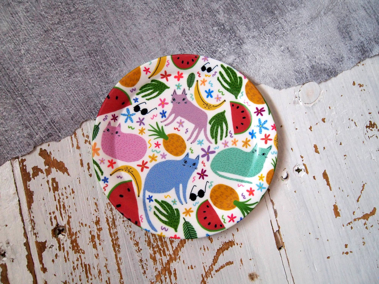Cats and Fruits - Trinket Tray