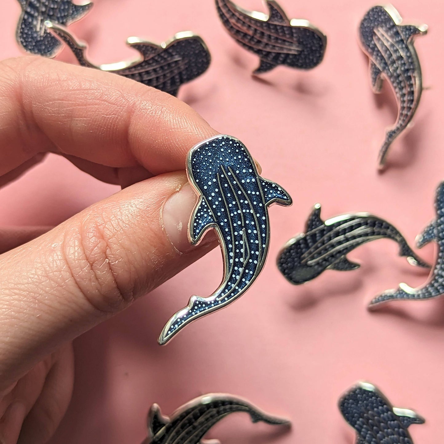 Whale Shark Pin - Enamel Pin