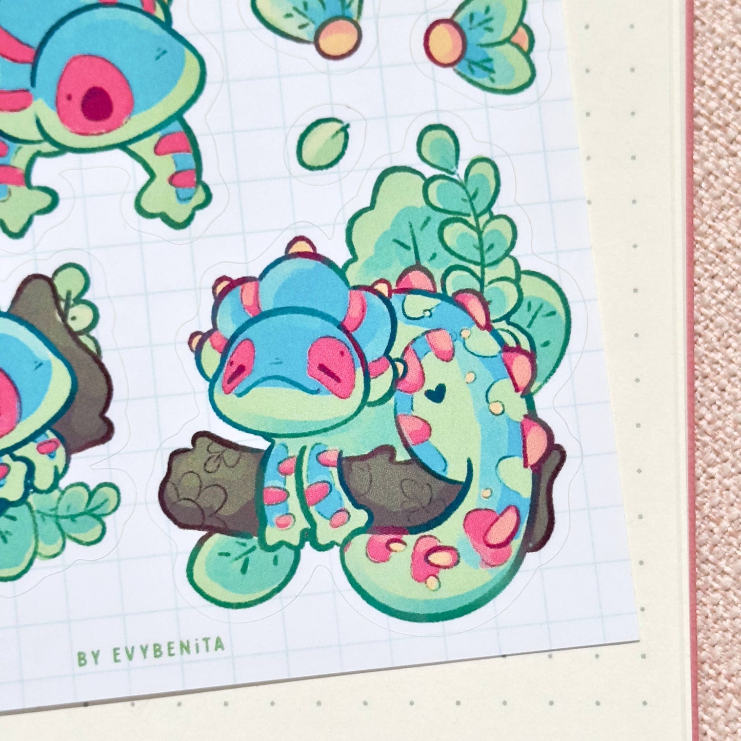 Panther Chameleon - Sticker Sheet