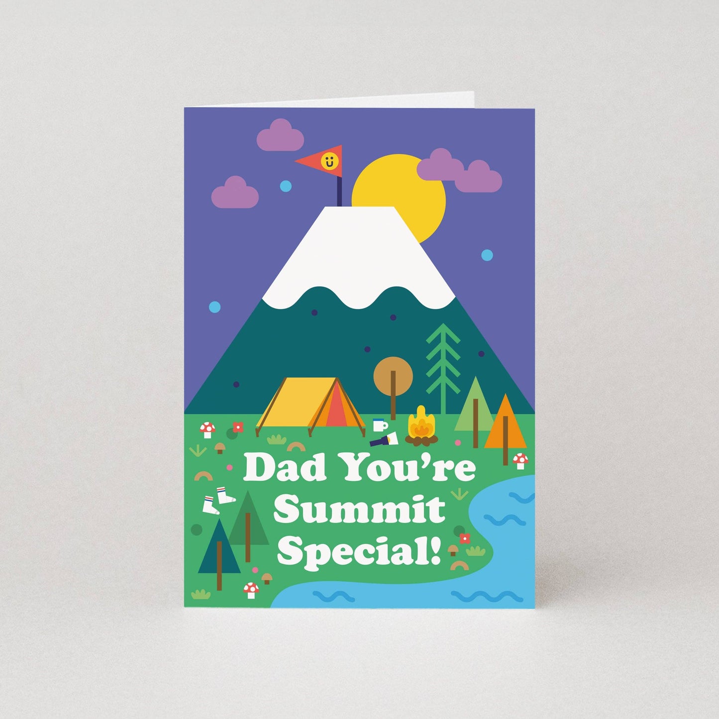 Walking Hiking - A6 Fathers Day Card