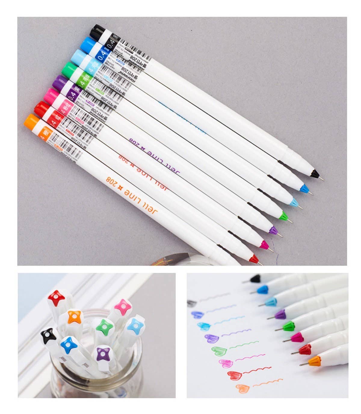 Monami 8 pen set| Colourful pen set