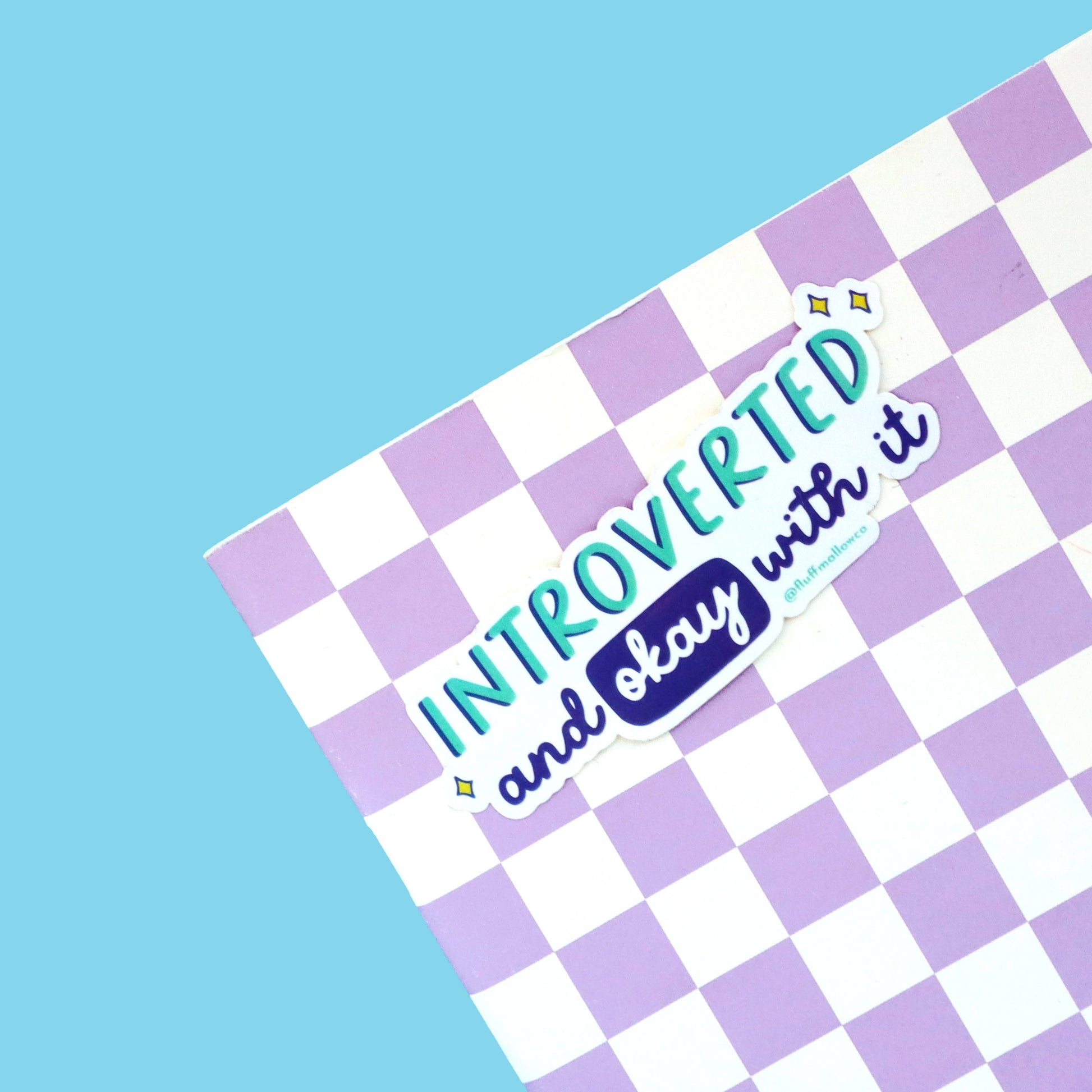 Introverted & Okay With It - Vinyl Sticker