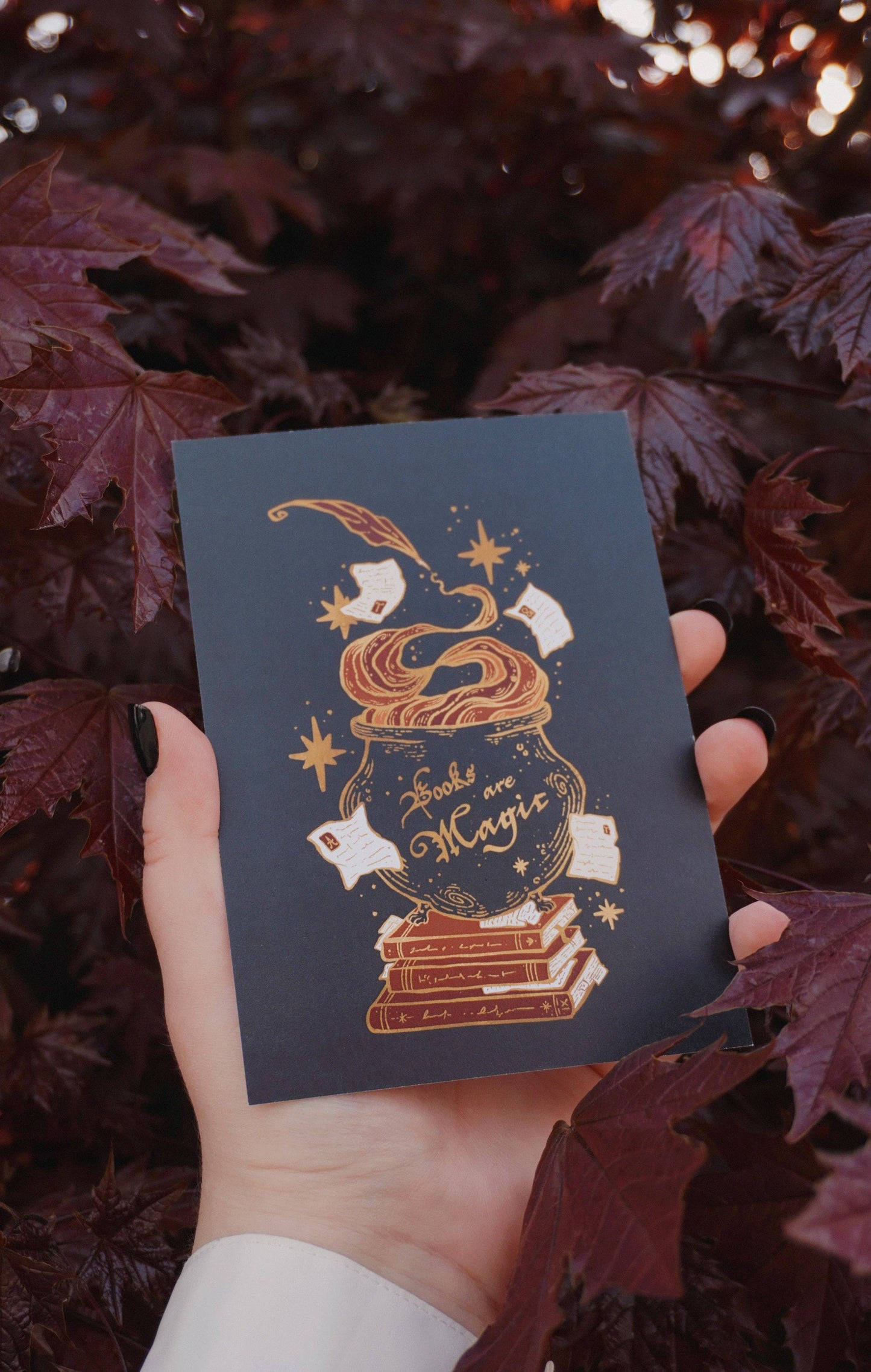 Books are Magic - Postcard