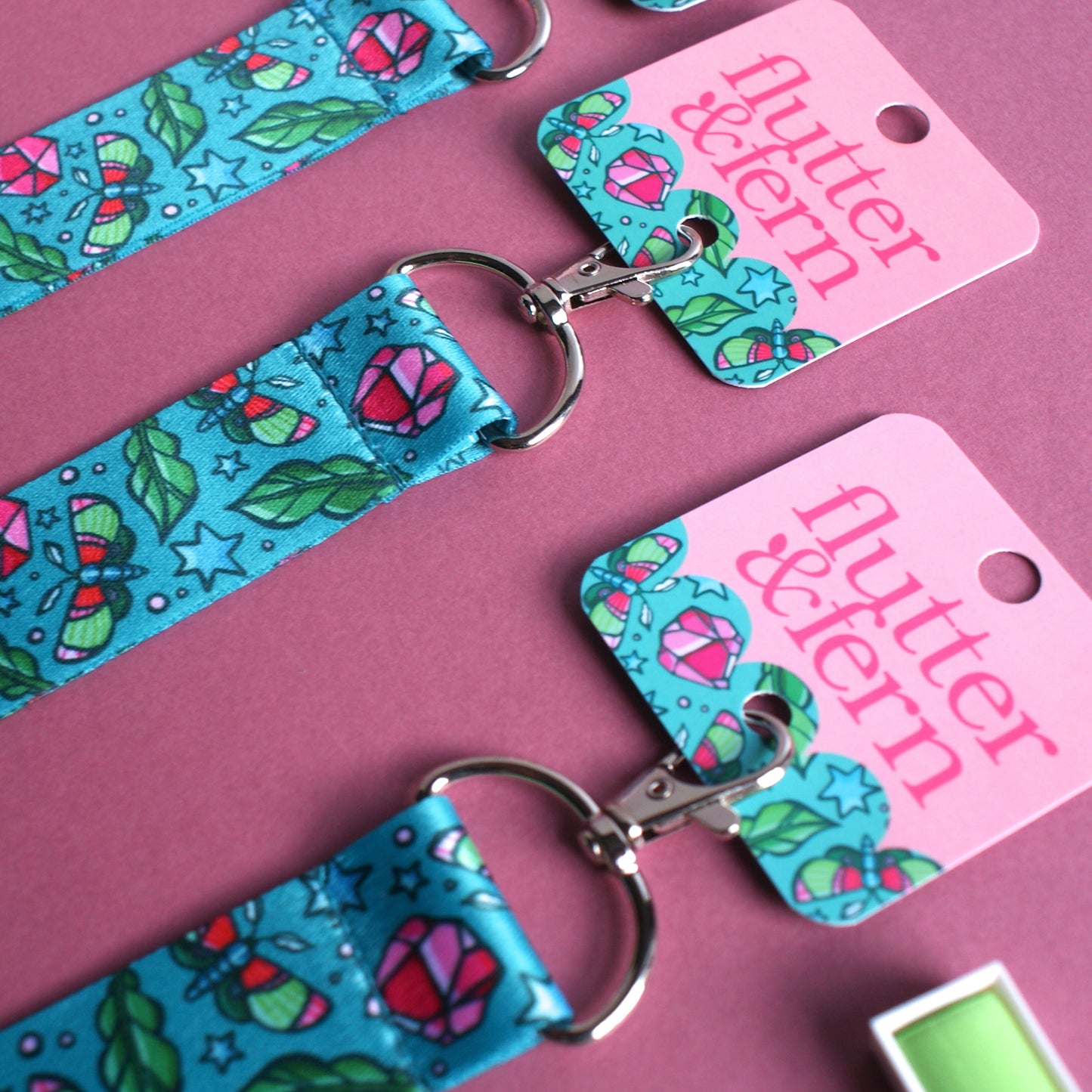 Moth & Crystals - Lanyard