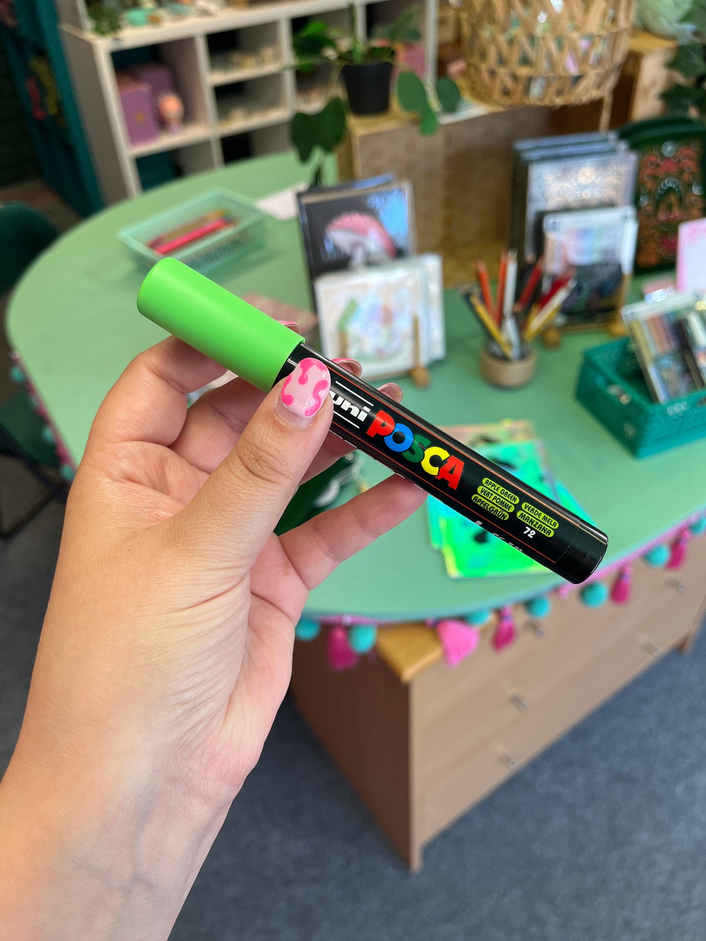 Apple Green - Posca Pen