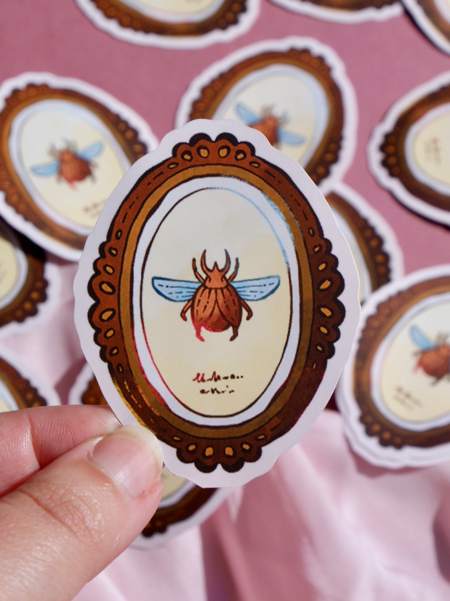 Beetle Frame - Sticker