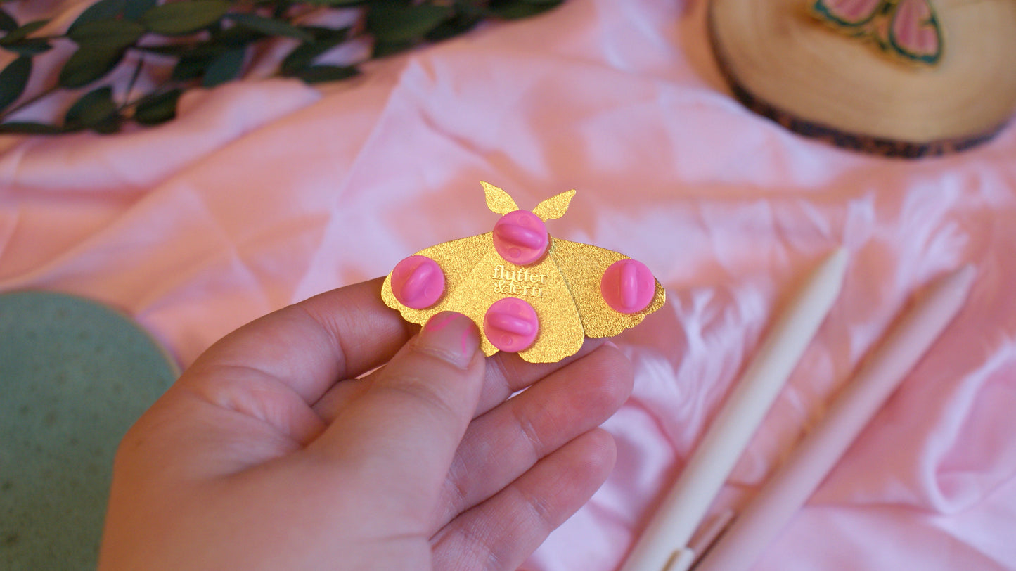 Cleo - Moving Moth - Enamel Pin