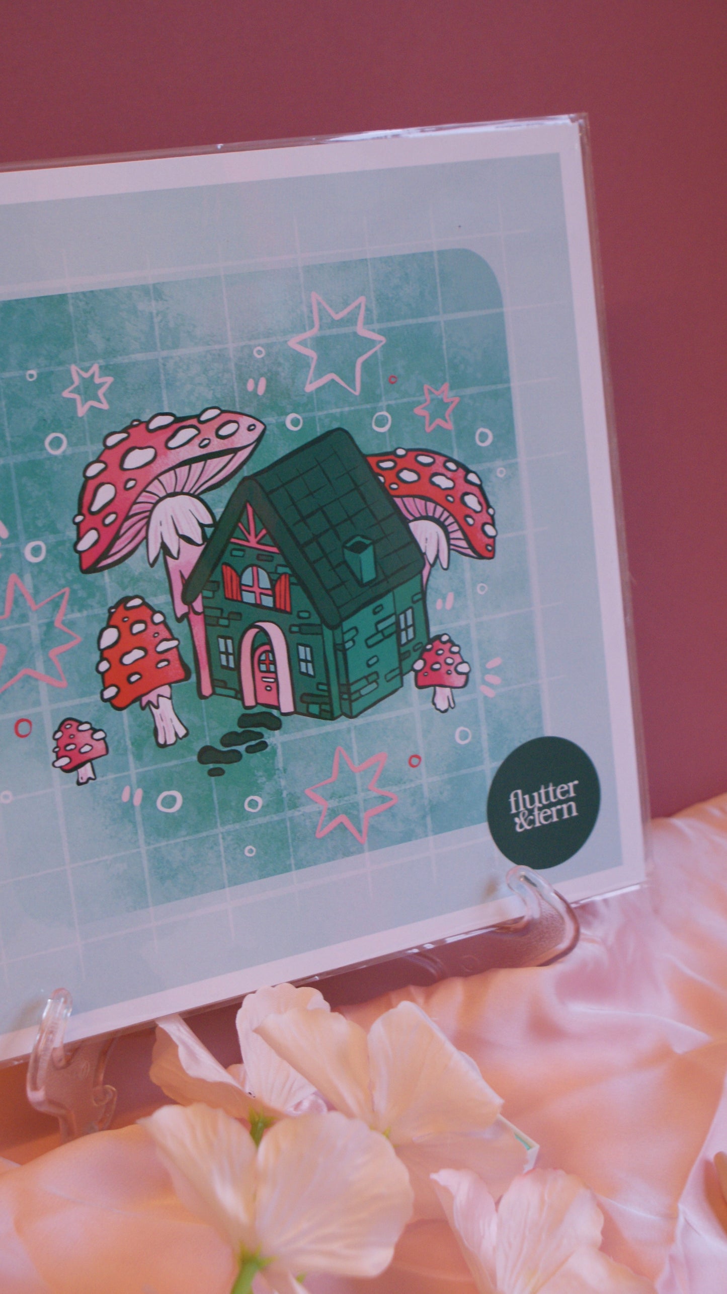 My Little Cottage - Square Art Print