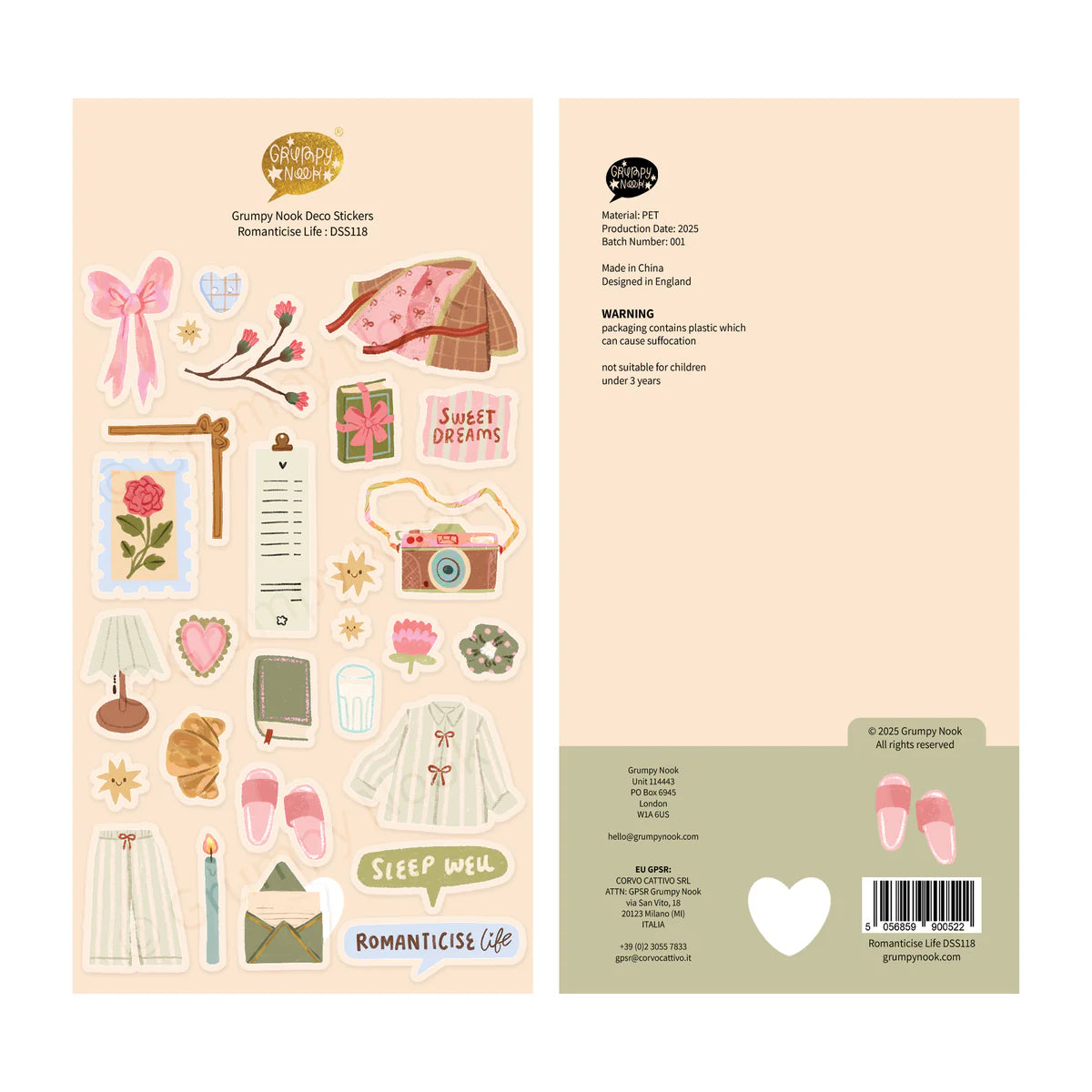 Romanticise Life - Sticker Sheet