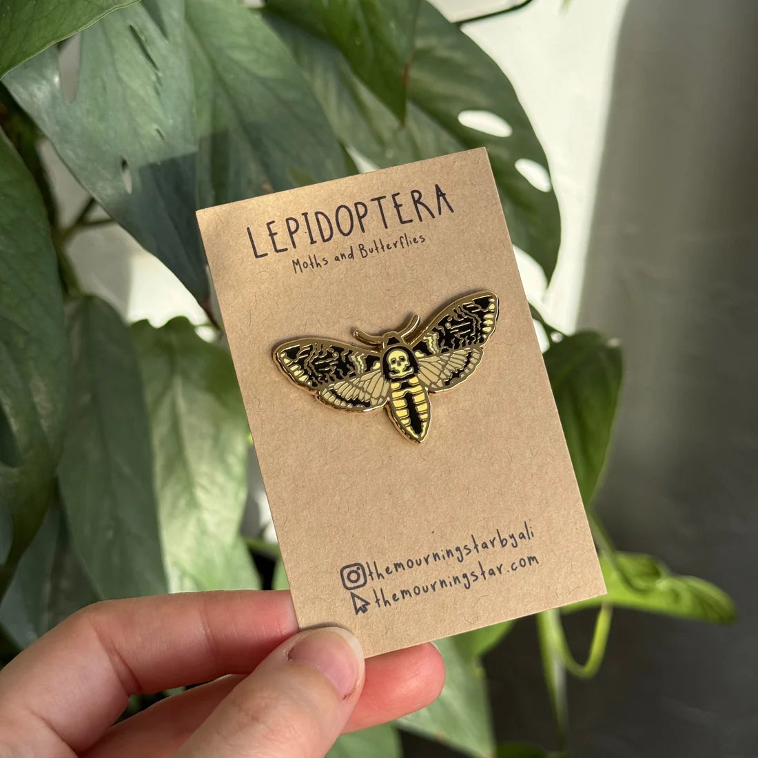 Deaths Head Hawk Moth - Enamel Pin