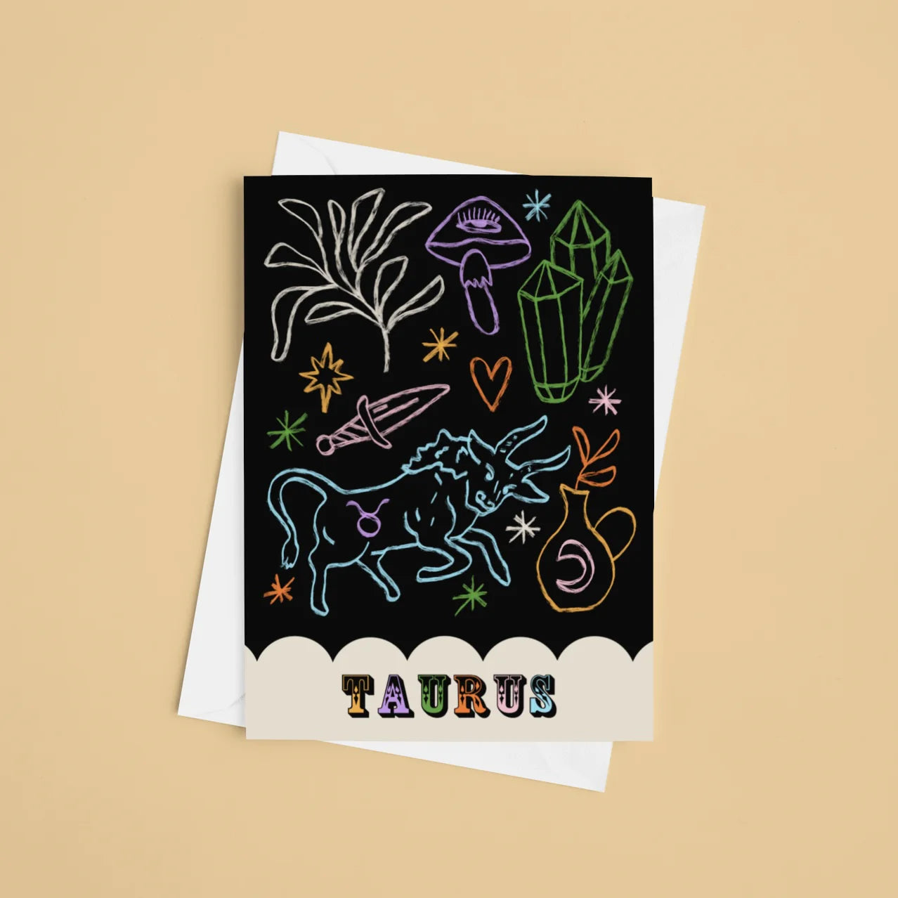Taurus Zodiac - A6 Card