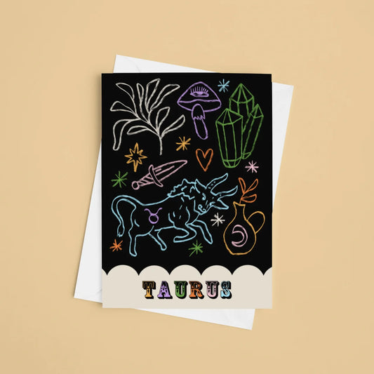 Taurus Zodiac - A6 Card