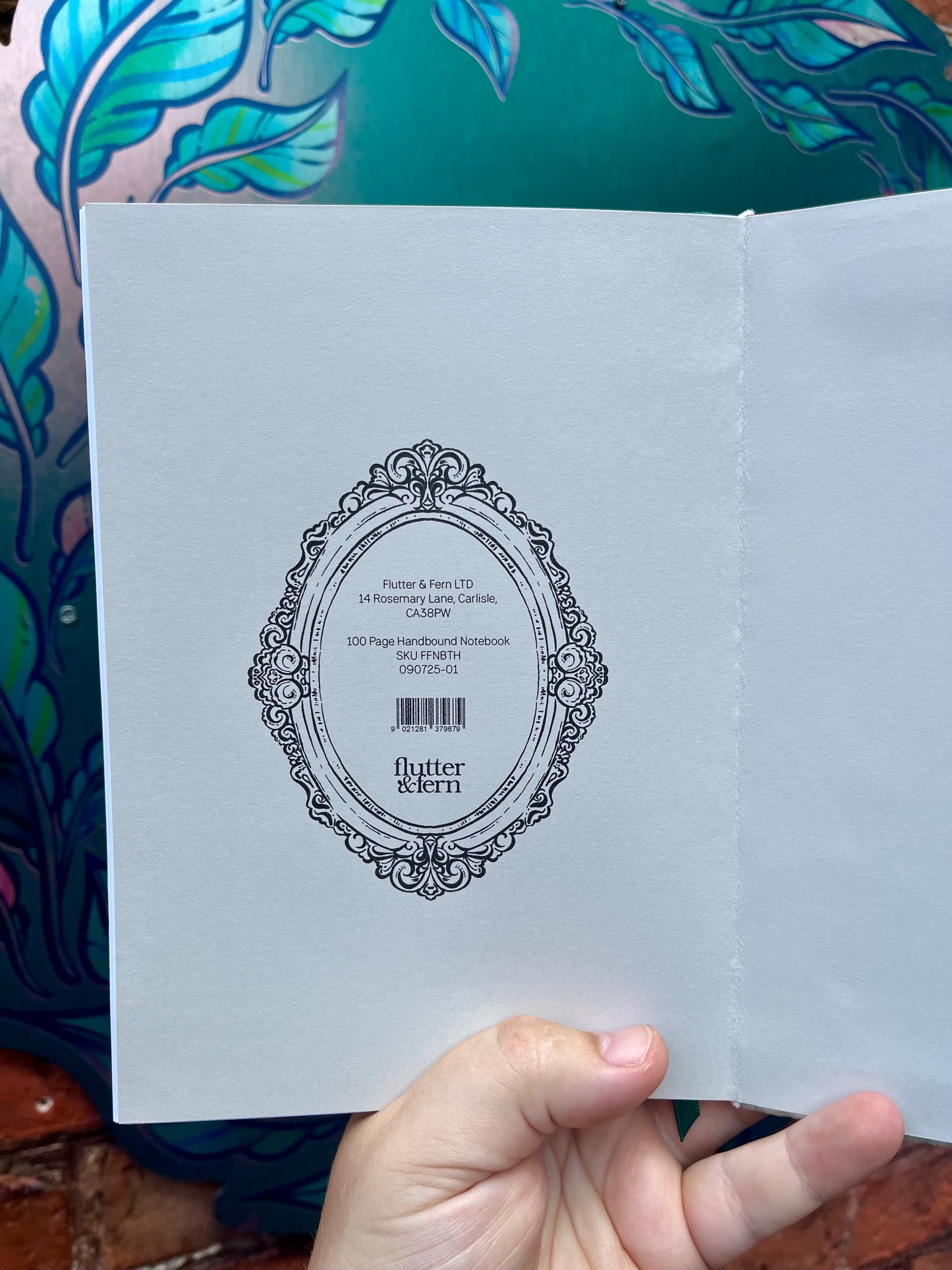 Theo - Handbound Velvet Notebook
