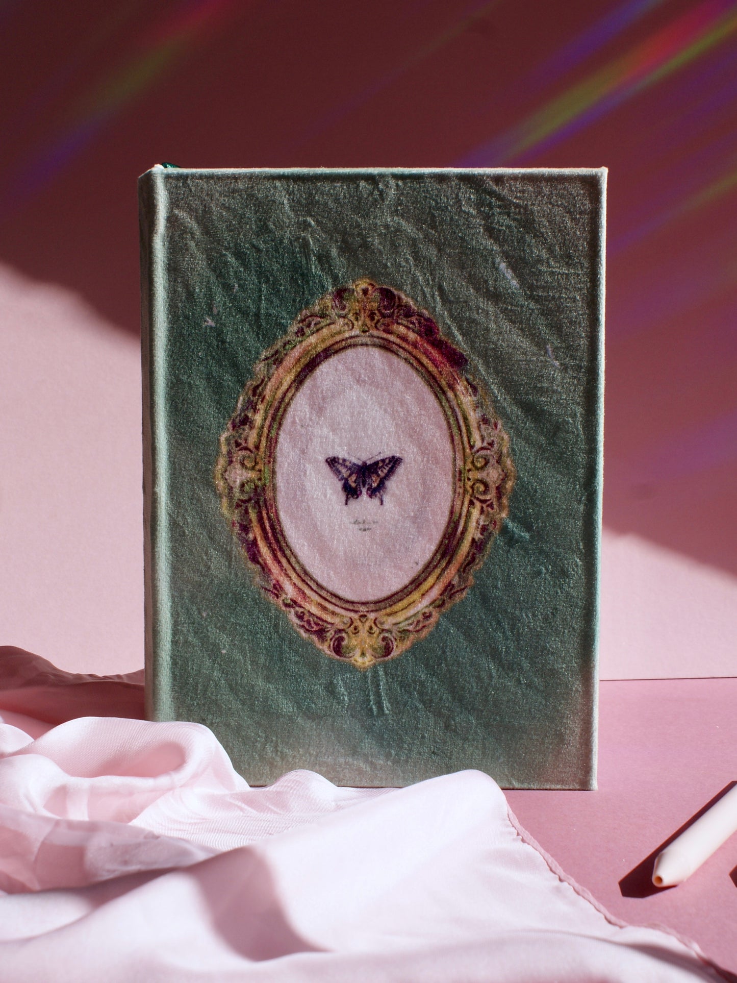 Theo - Handbound Velvet Notebook
