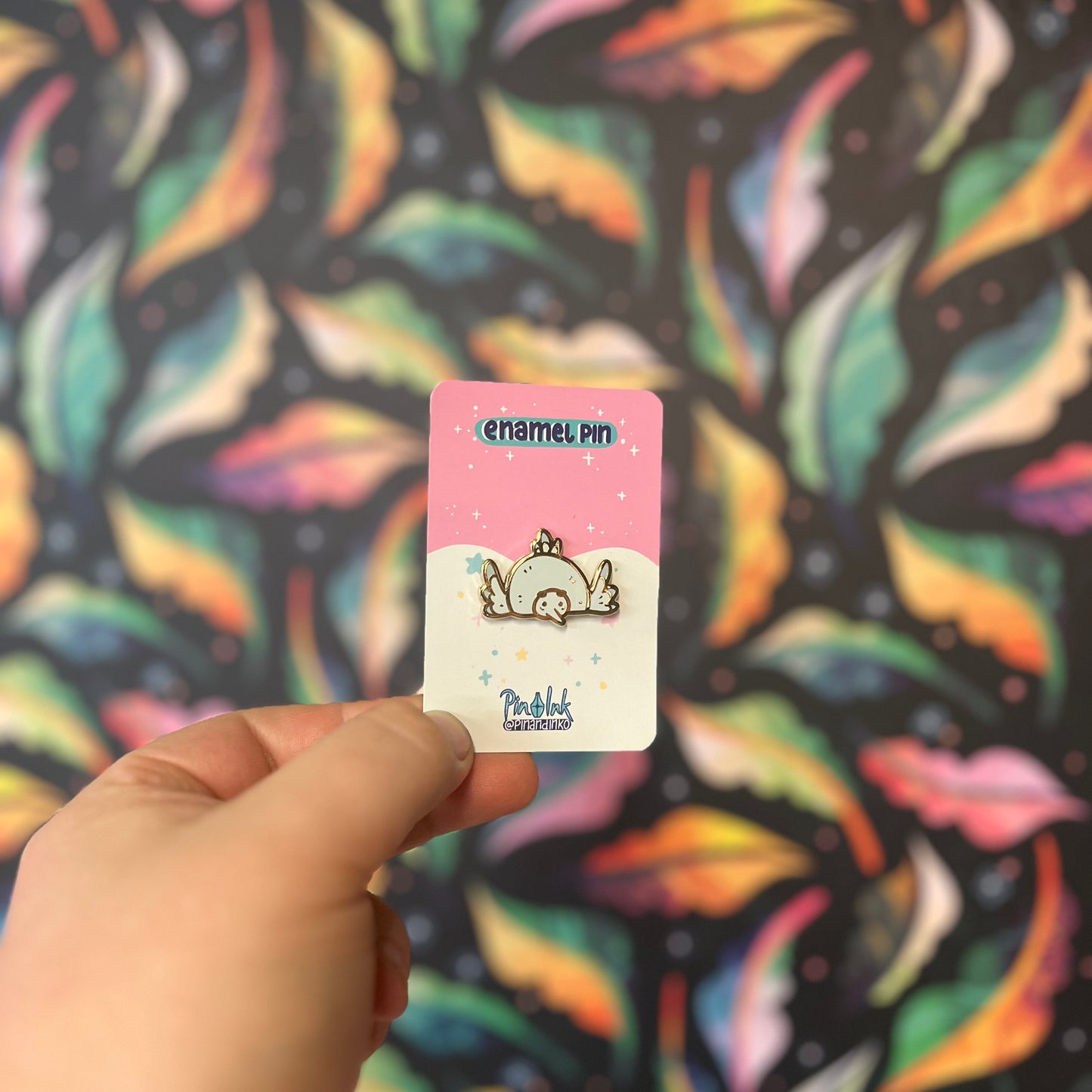 Pogjin Flat Out - Enamel Pin