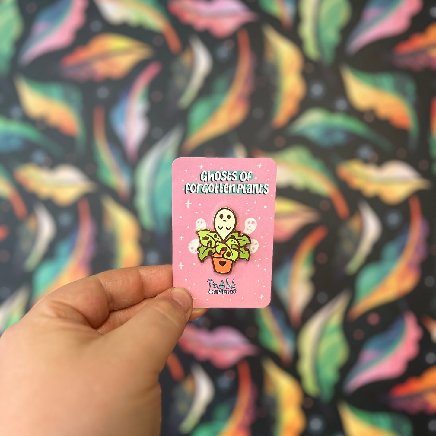 Ghost Of Forgotten Plants - Enamel Pin