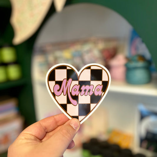 Mama Checkerboard - Sticker