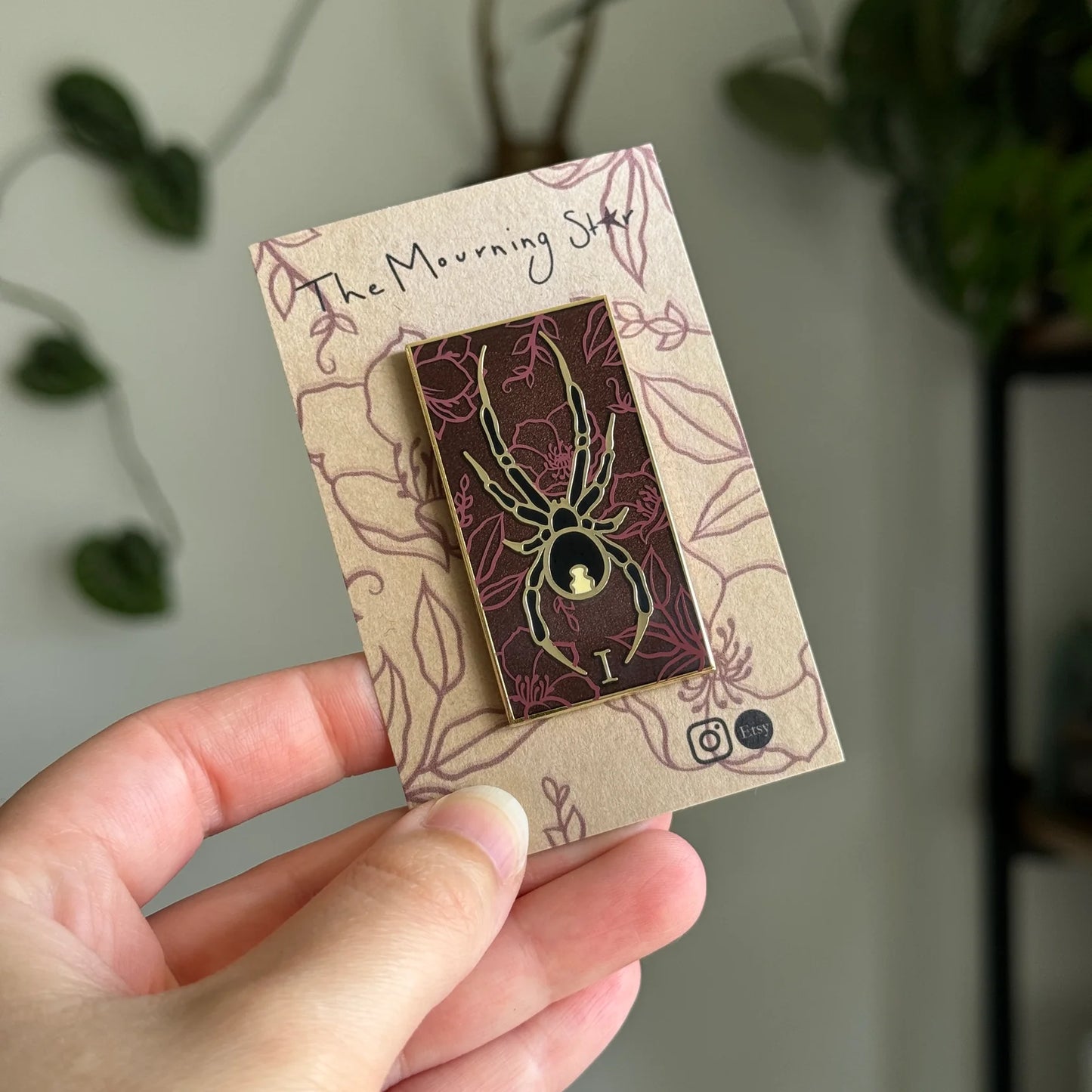 Black Widow - Enamel Pin
