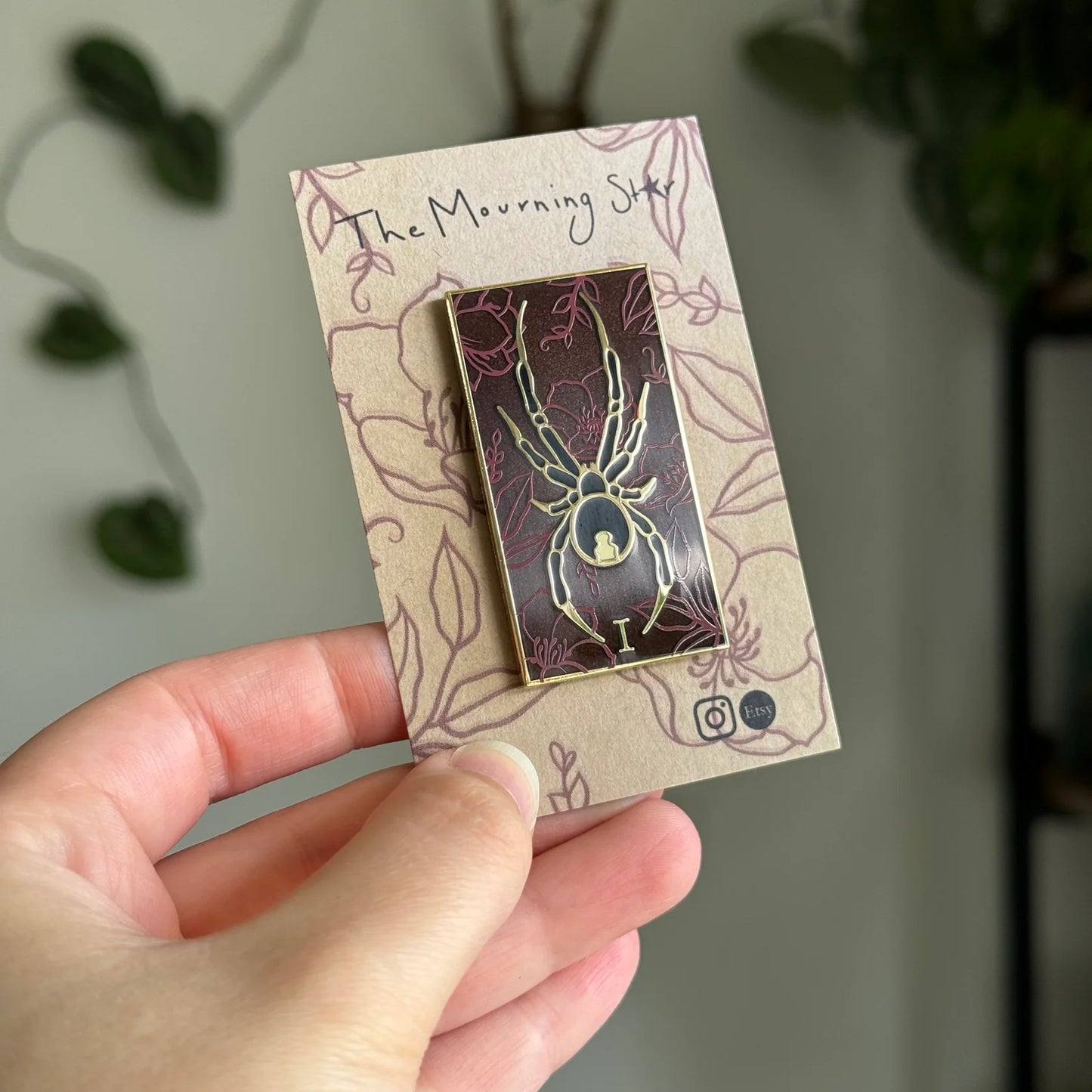 Black Widow - Enamel Pin