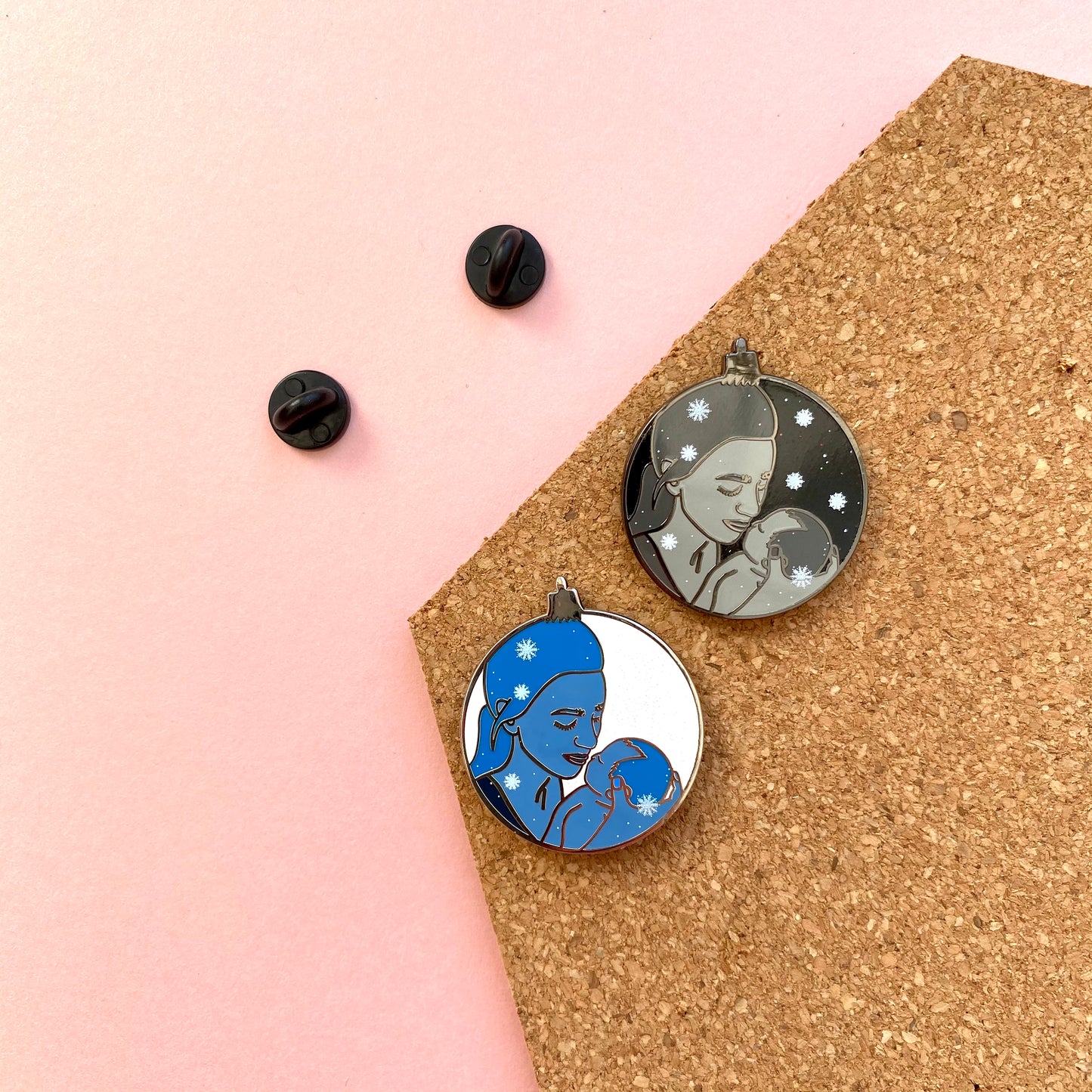 Bauble - Blue - Enamel Pin