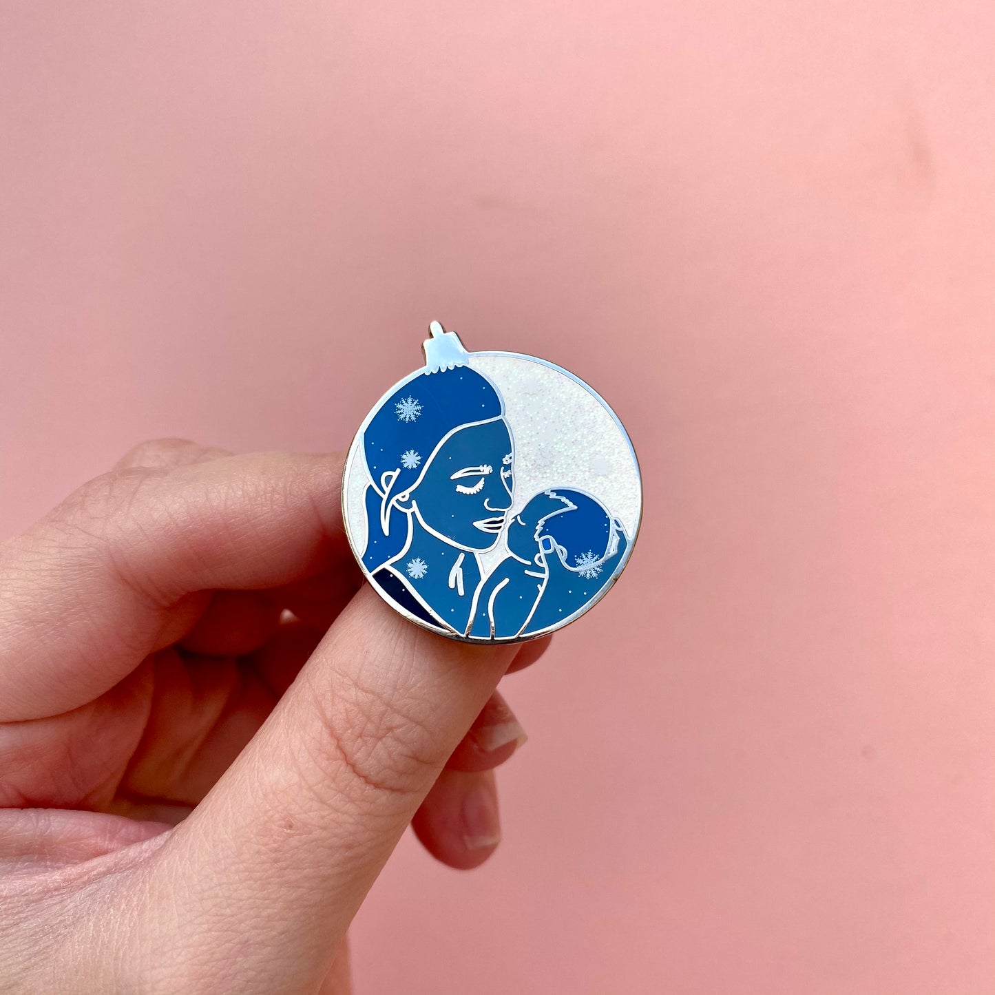 Bauble - Blue - Enamel Pin