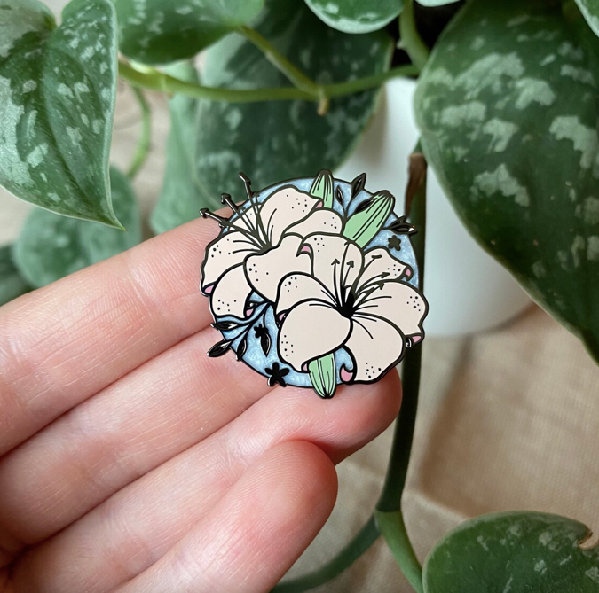 Lilies - Enamel Pin