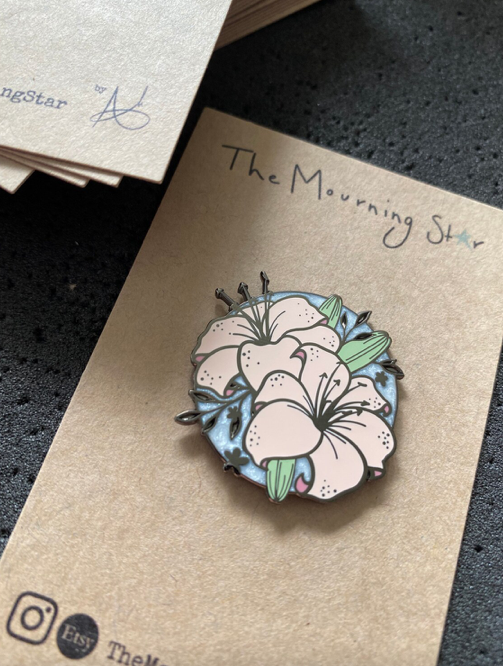 Lilies - Enamel Pin