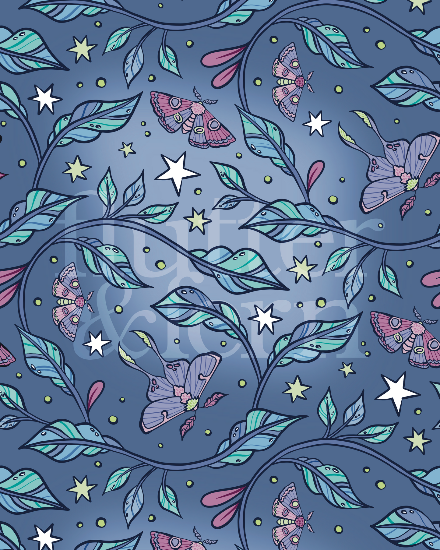 Moths Dancing - Colourway Exclusive - Purple