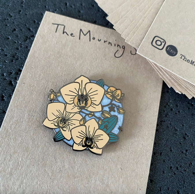 Orchid - Enamel Pin