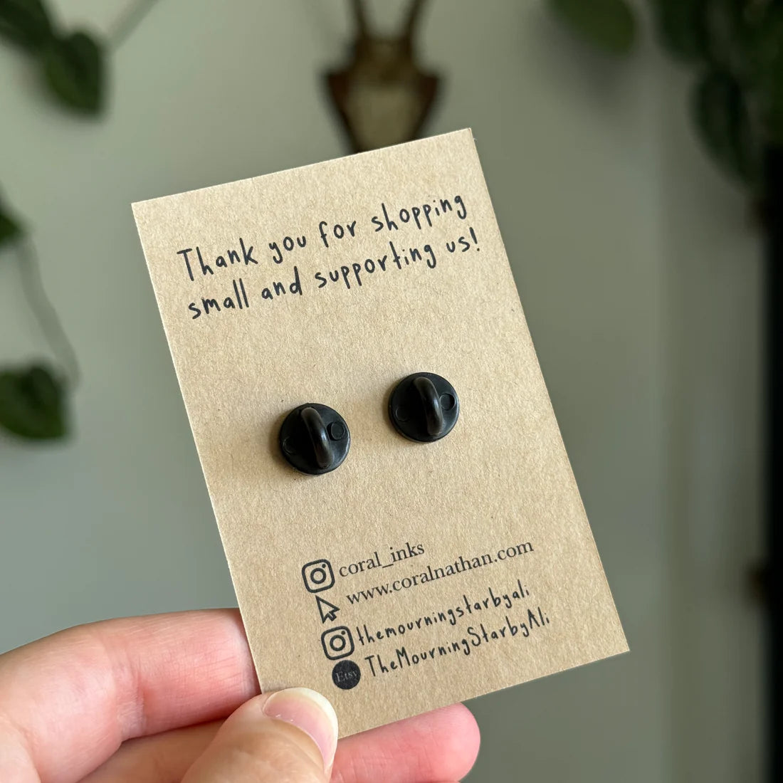 Peacock Butterfly - Enamel Pin