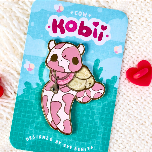 Cow Kobii - Enamel Pin