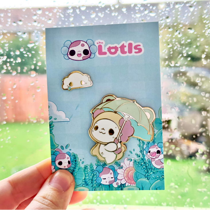 Rainy Day Lotls - Enamel Pin Set