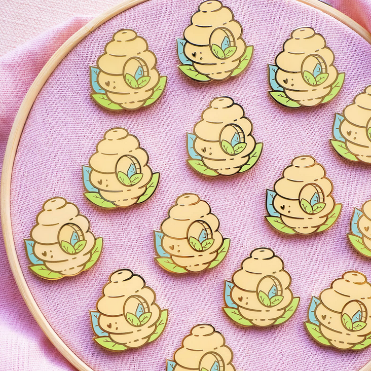 Beehive - Enamel Pin