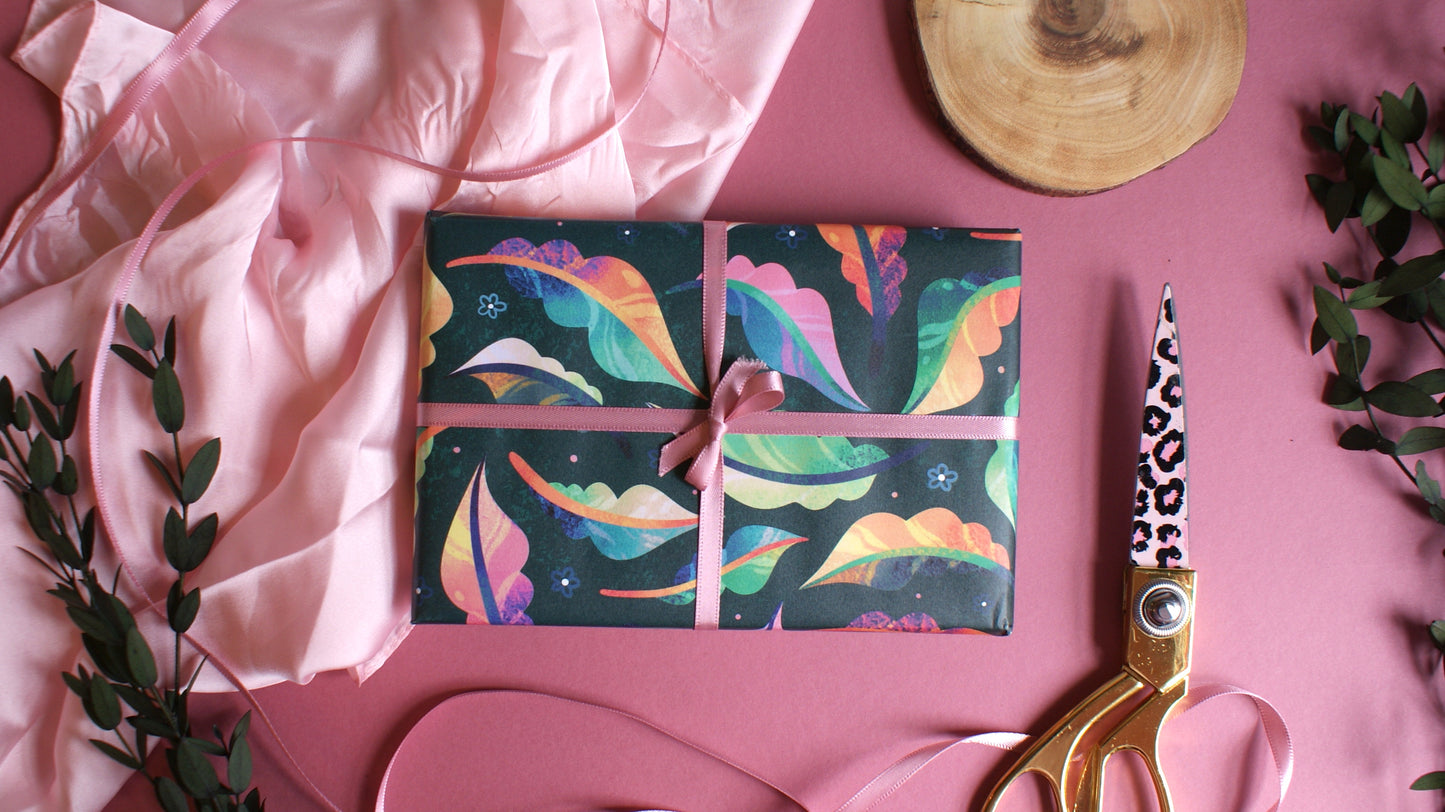 Statement Leaves - Gift Wrap