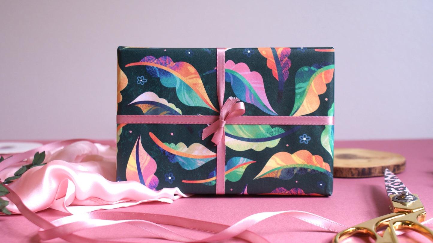 Statement Leaves - Gift Wrap