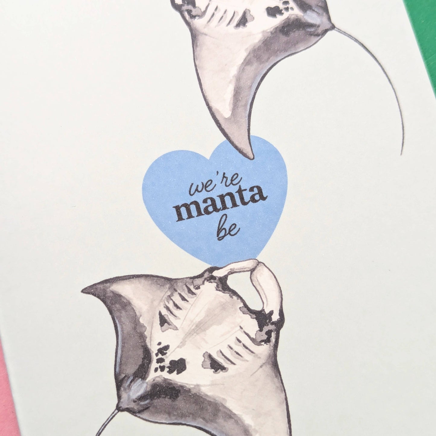 Manta Ray Card - Love Card
