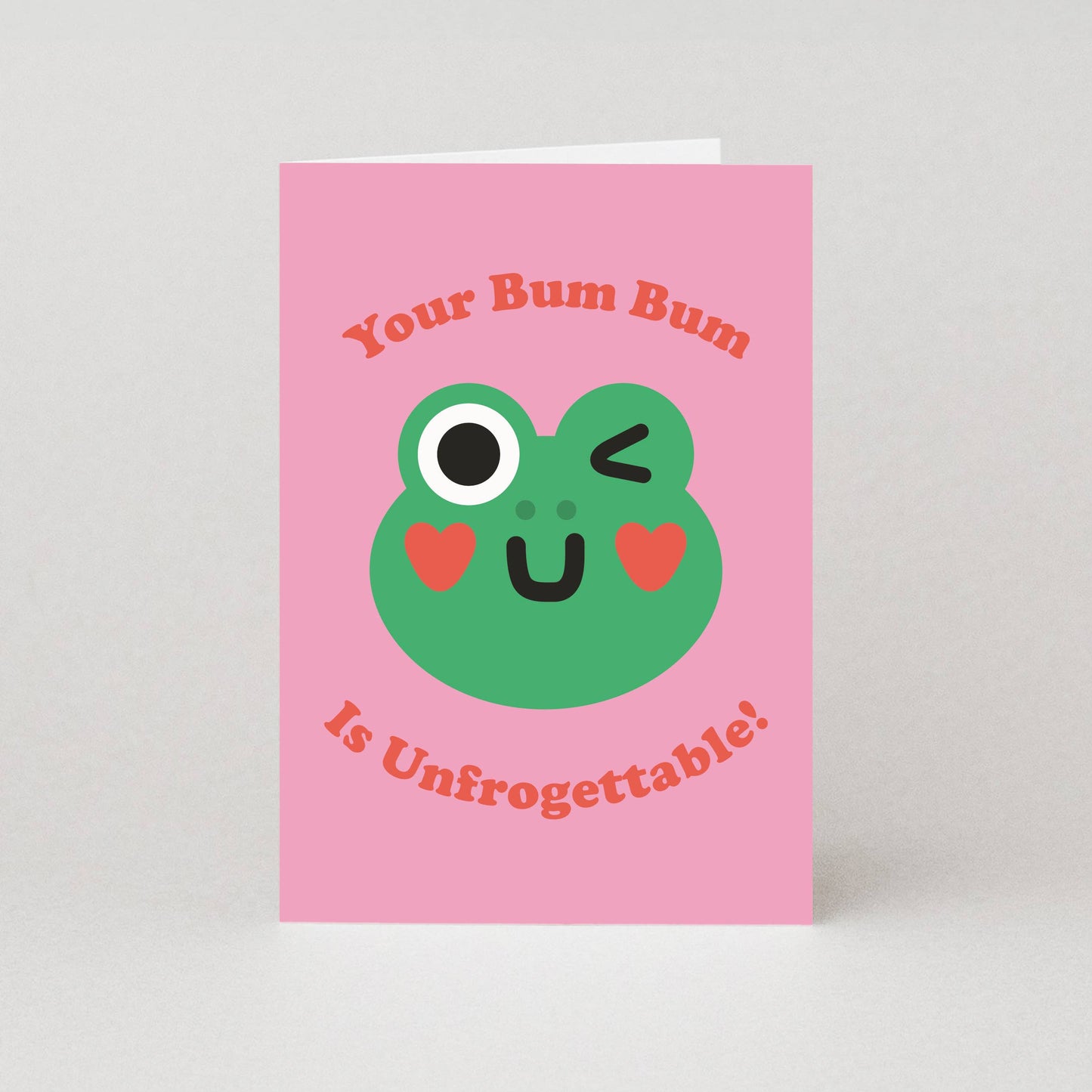Unfrogettable Frog Valentines Card - Funny Valentine's Card