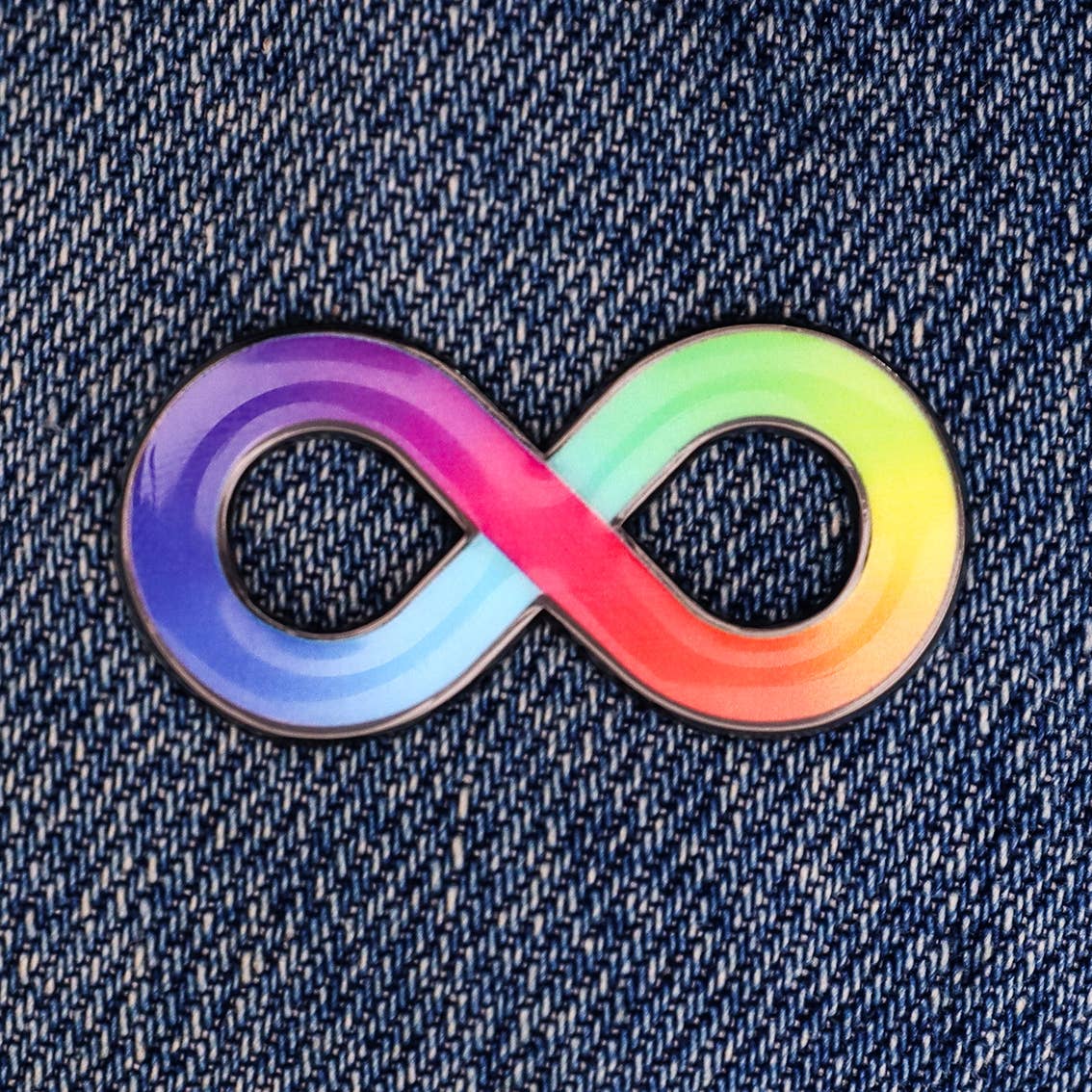 Rainbow Infinity Neurodivergent - Enamel Pin