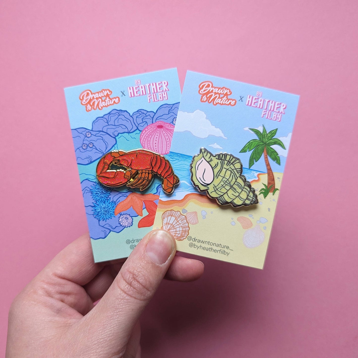 Pearl Shell - Enamel Pin