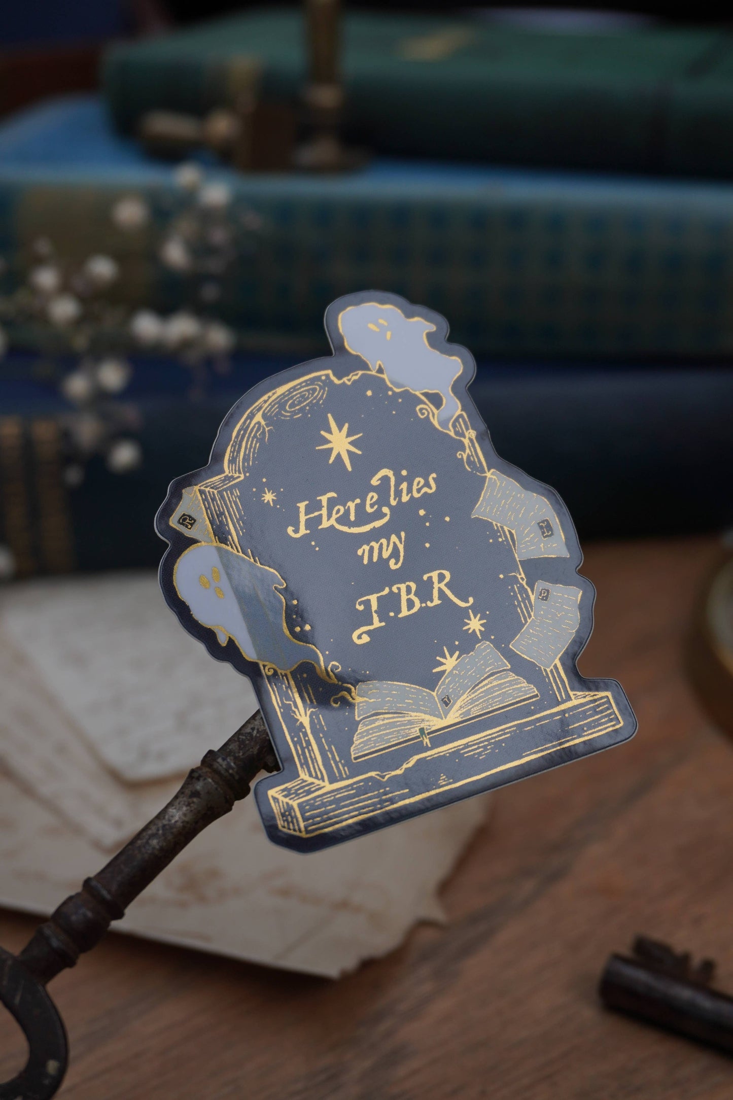 Here Lies My TBR Grave - Sticker