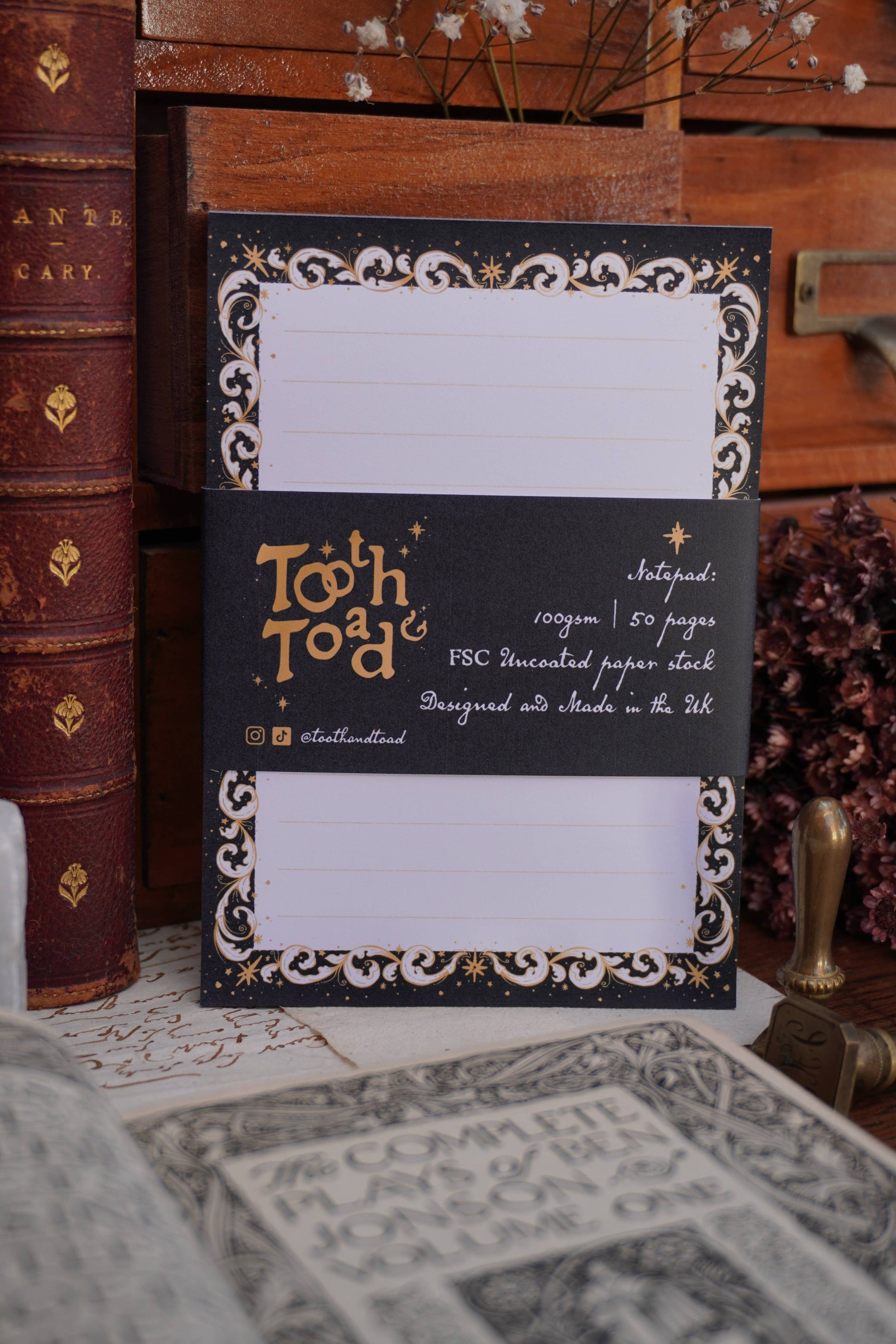 Ornamental Filigree - A6 Notepad