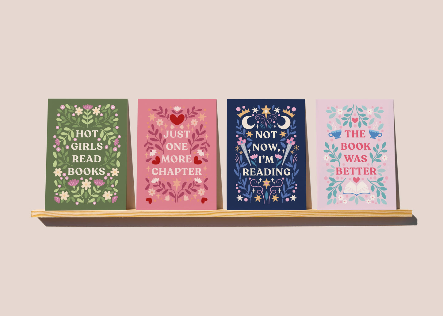 Hot Girls Read Books - A3 Print